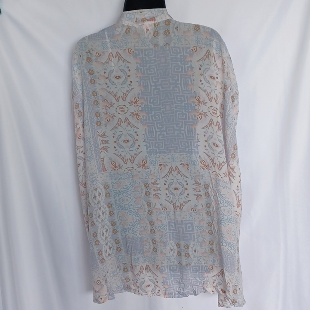 Victoria's Secret Floral Patterned Kimono/Swim Cover Up - Picture 5 of 7